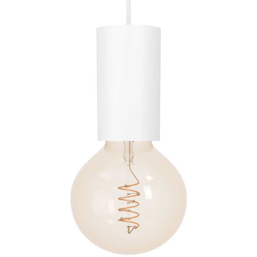 Eglo - Lustr na lanku 1xE27/40W/230V bílá
