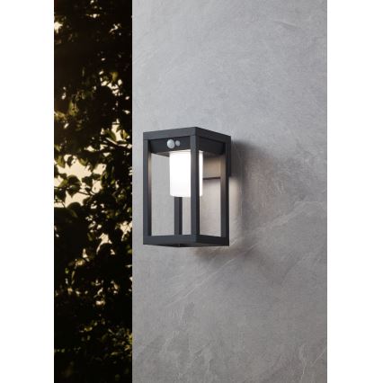 Eglo - LED Solární nástěnné svítidlo se senzorem LED/3,7W/3,7V 2000 mAh IP44