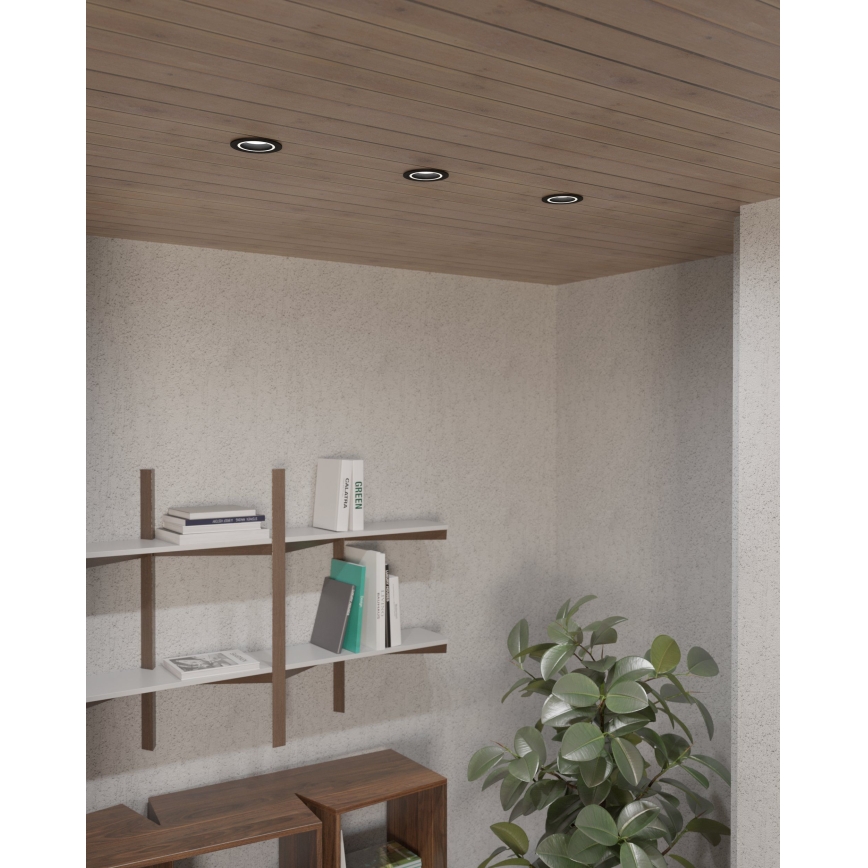 Eglo - Podhledové svítidlo 1xGU10/35W/230V antracit