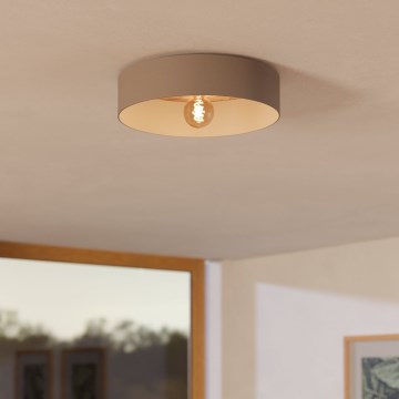 Eglo 900838 - Stropní svítidlo DUAIA 1xE27/40W/230V hnědá