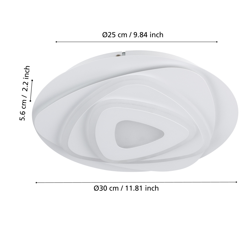 Eglo - LED Stropní svítidlo LED/14,7W/230V pr. 30 cm