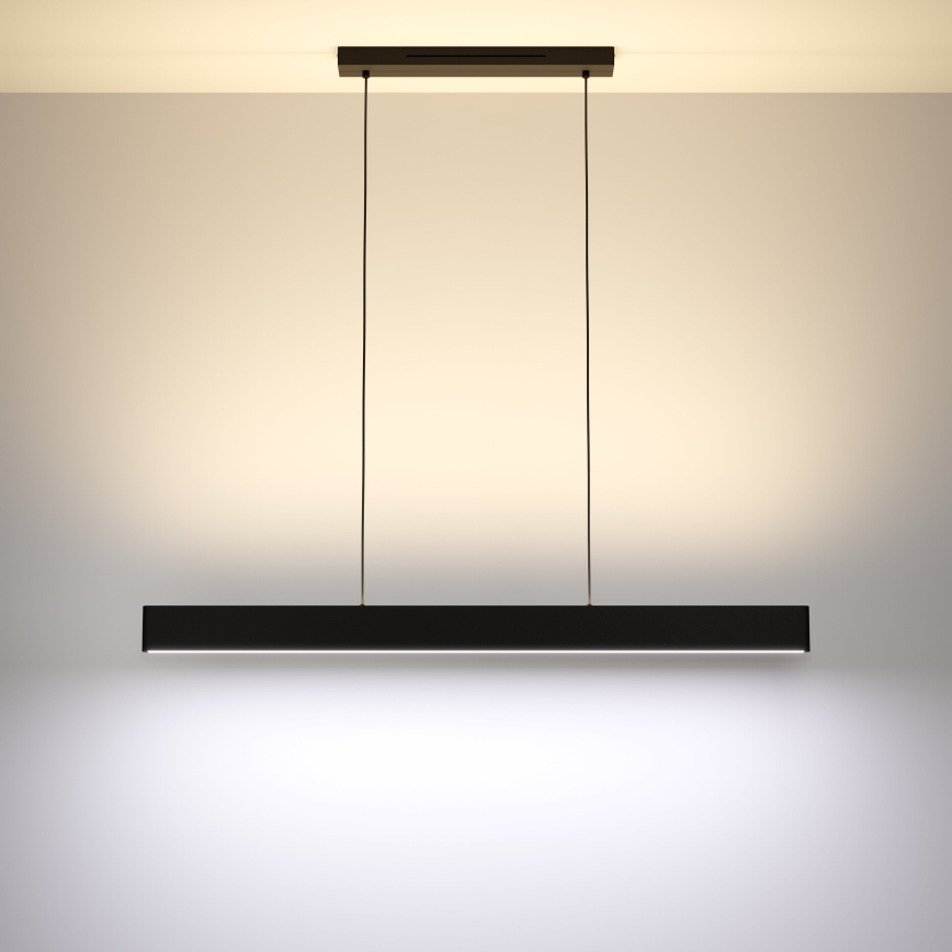 Eglo - LED RGBW Stmívatelný lustr na lanku LED/38W/230V 2700-6500K černá
