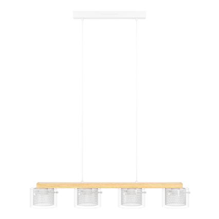 Eglo - LED RGBW Stmívatelný lustr na lanku 4xLED/3,7W/230V 2700-6500K