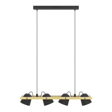 Eglo - LED RGBW Stmívatelný lustr na lanku 4xLED/3,7W/230V 2700-6500K