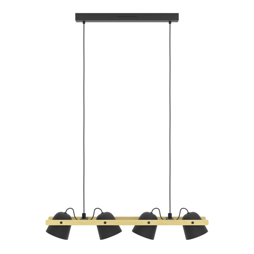 Eglo - LED RGBW Stmívatelný lustr na lanku 4xLED/3,7W/230V 2700-6500K