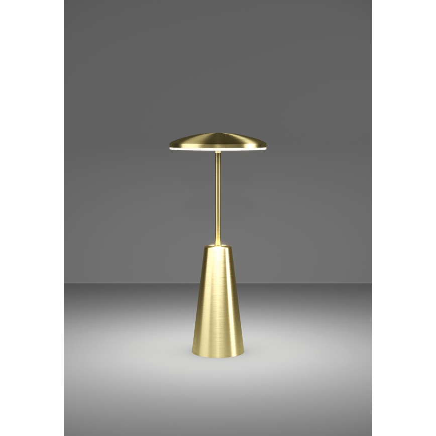 Eglo - LED Stmívatelná dotyková venkovní lampa LED/2,8W/5V 2400K/3000K/4000K 5200 mAh IP54 zlatá