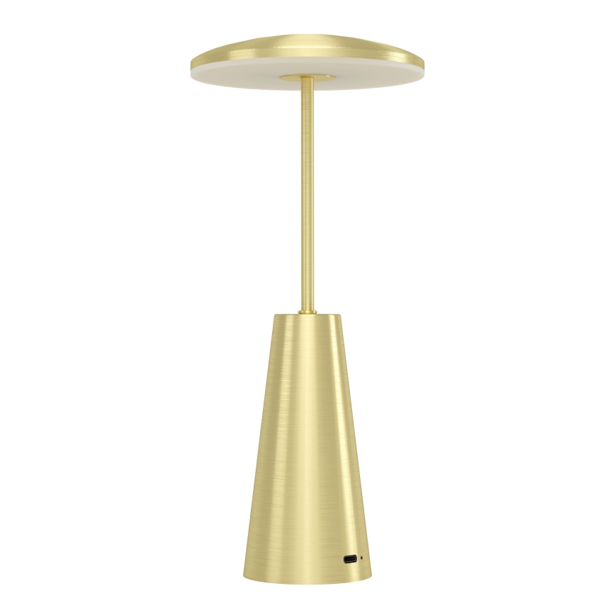 Eglo - LED Stmívatelná dotyková venkovní lampa LED/2,8W/5V 2400K/3000K/4000K 5200 mAh IP54 zlatá