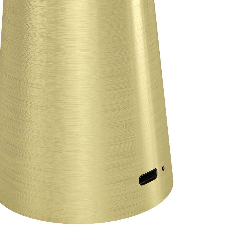 Eglo - LED Stmívatelná dotyková venkovní lampa LED/2,8W/5V 2400K/3000K/4000K 5200 mAh IP54 zlatá