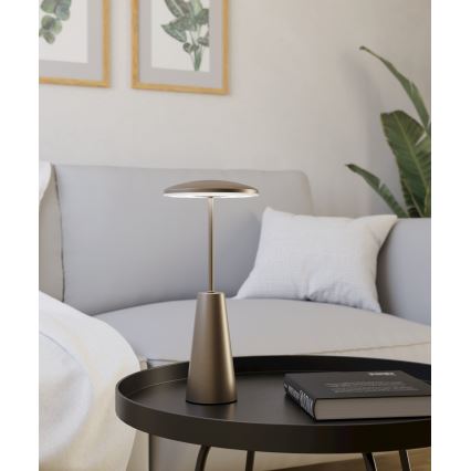 Eglo - LED Stmívatelná dotyková venkovní lampa LED/2,8W/5V 2400K/3000K/4000K 5200 mAh IP54 béžová