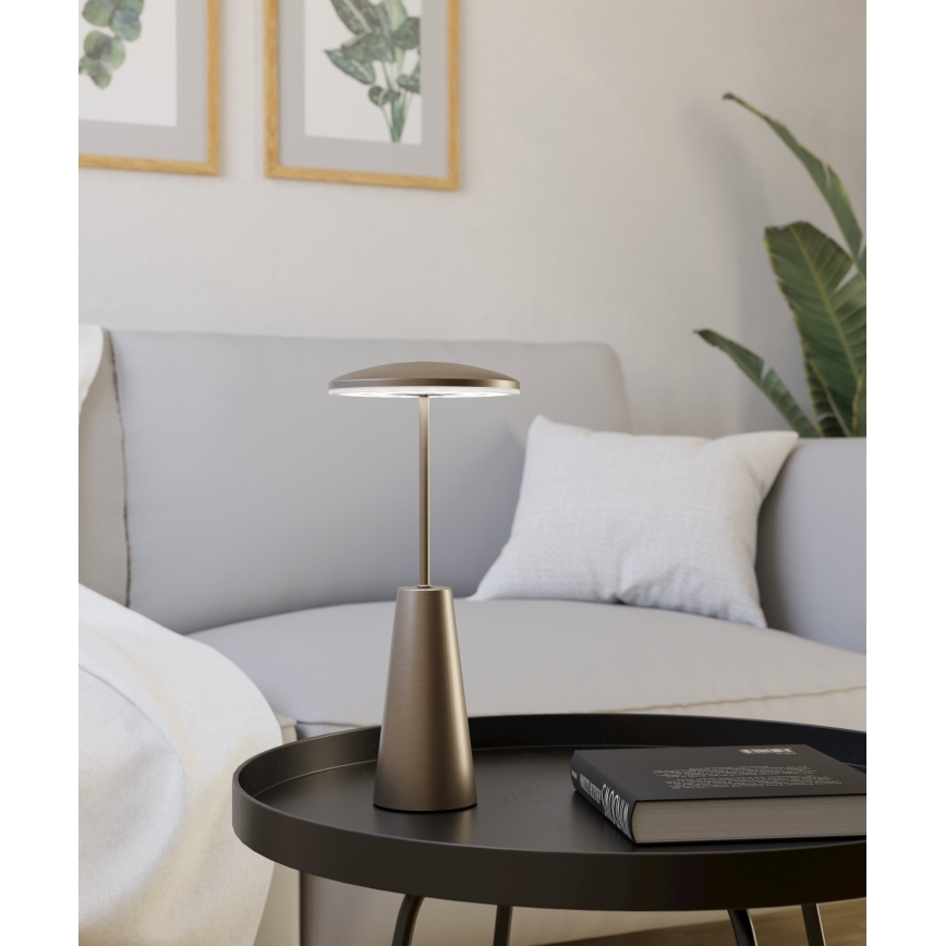 Eglo - LED Stmívatelná dotyková venkovní lampa LED/2,8W/5V 2400K/3000K/4000K 5200 mAh IP54 béžová