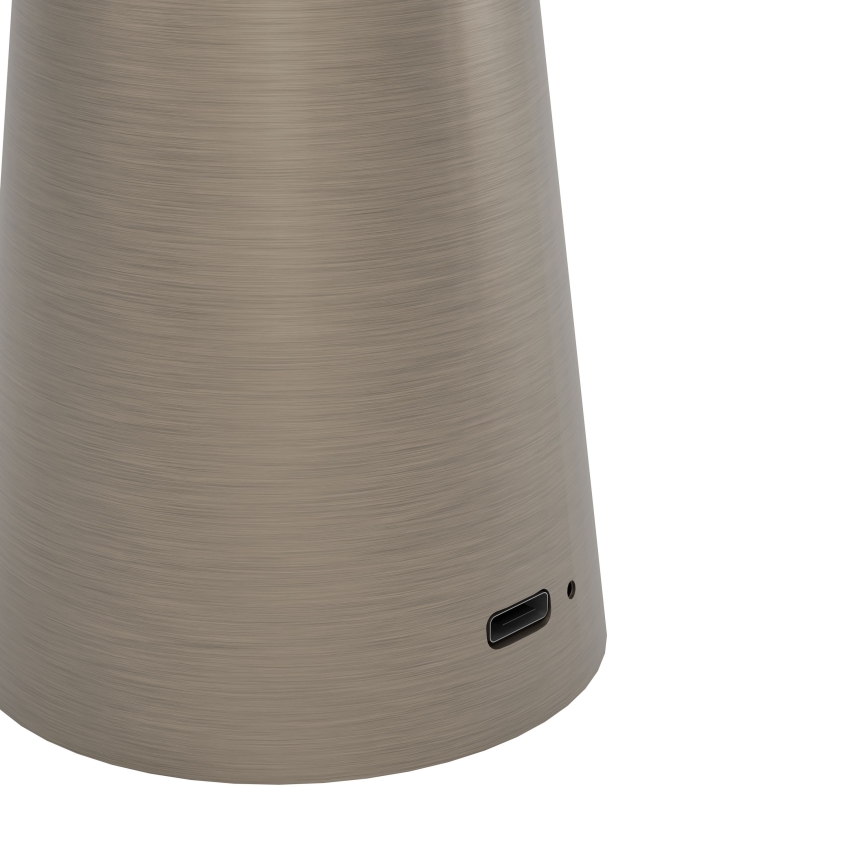 Eglo - LED Stmívatelná dotyková venkovní lampa LED/2,8W/5V 2400K/3000K/4000K 5200 mAh IP54 béžová