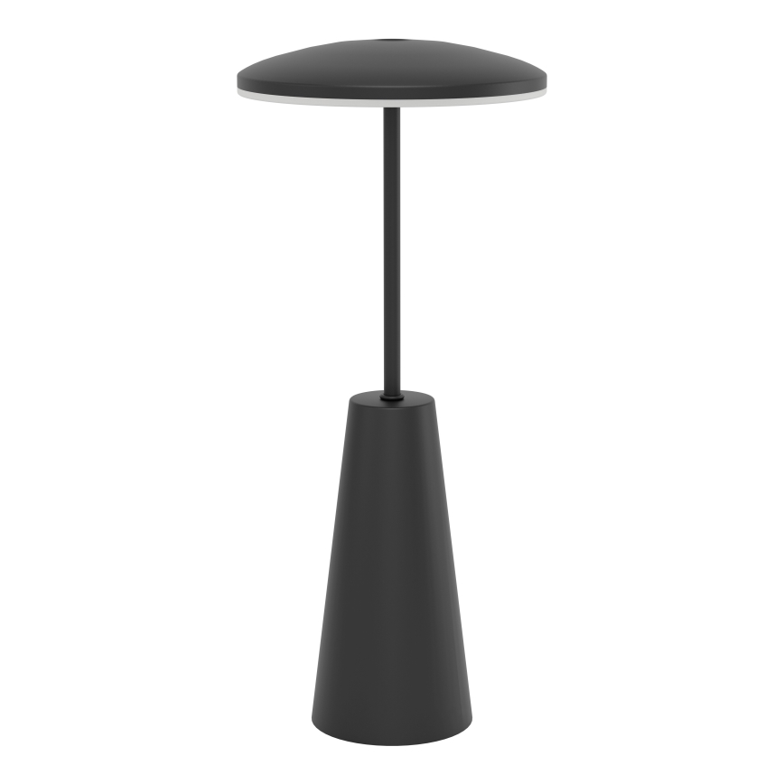 Eglo - LED Stmívatelná dotyková venkovní lampa LED/2,8W/5V 2400K/3000K/4000K 5200 mAh IP54 černá