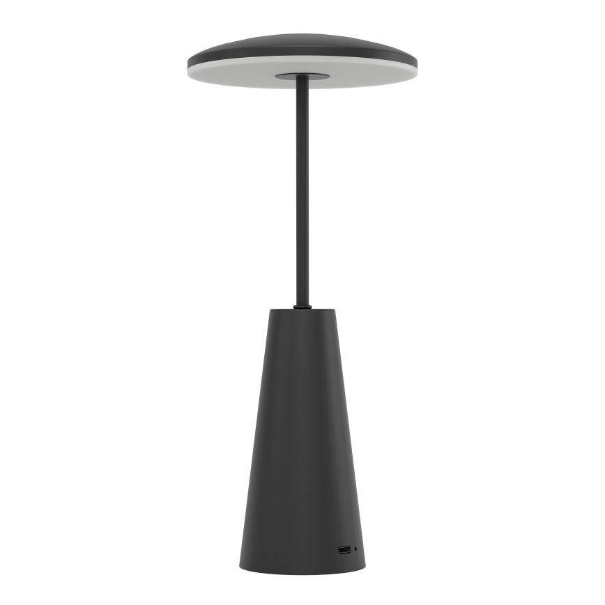 Eglo - LED Stmívatelná dotyková venkovní lampa LED/2,8W/5V 2400K/3000K/4000K 5200 mAh IP54 černá