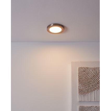 Eglo - LED Podhledové svítidlo LED/5,5W/230V 3000K matný chrom