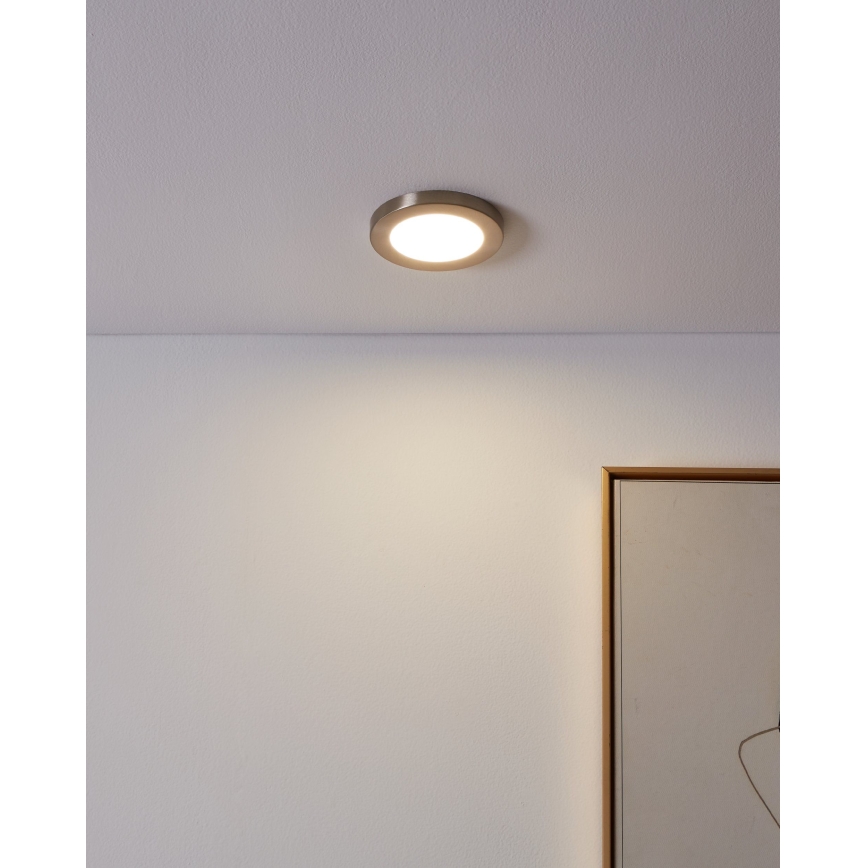 Eglo - LED Podhledové svítidlo LED/5,5W/230V 4000K matný chrom