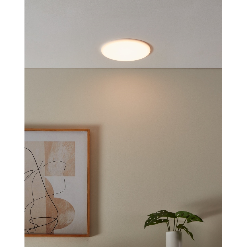 Eglo - LED Koupelnové podhledové svítidlo LED/18W/230V pr. 21,5 cm IP65