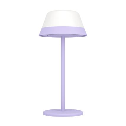 Eglo - LED RGBW Stmívatelná dotyková venkovní lampa 2v1 LED/1,5W/5V 2600 mAh IP54 fialová