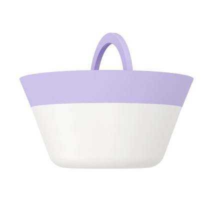 Eglo - LED RGBW Stmívatelná dotyková venkovní lampa 2v1 LED/1,5W/5V 2600 mAh IP54 fialová