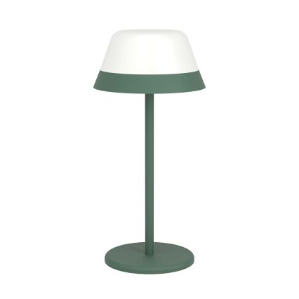 Eglo - LED RGBW Stmívatelná dotyková venkovní lampa 2v1 LED/1,5W/5V 2600 mAh IP54 zelená