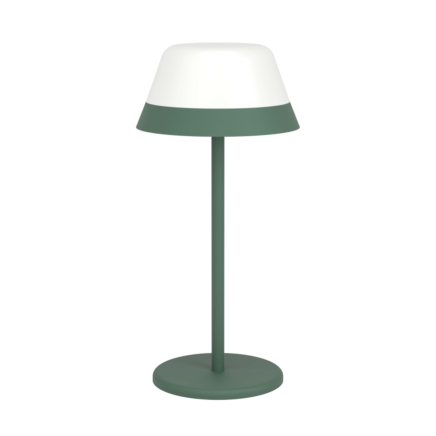 Eglo - LED RGBW Stmívatelná dotyková venkovní lampa 2v1 LED/1,5W/5V 2600 mAh IP54 zelená
