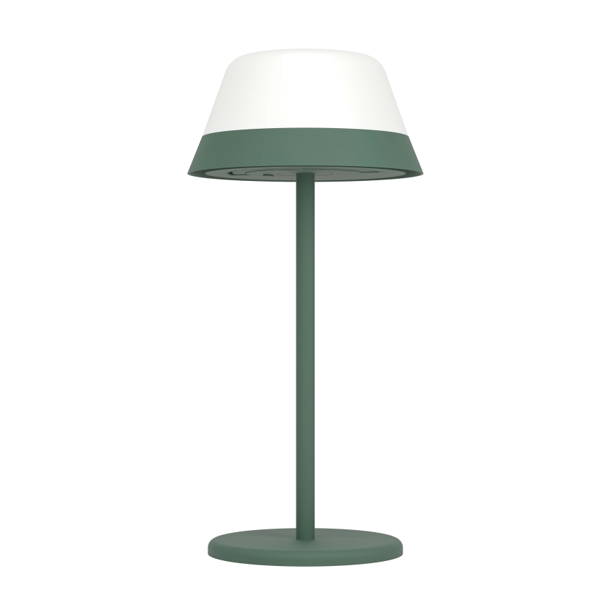 Eglo - LED RGBW Stmívatelná dotyková venkovní lampa 2v1 LED/1,5W/5V 2600 mAh IP54 zelená