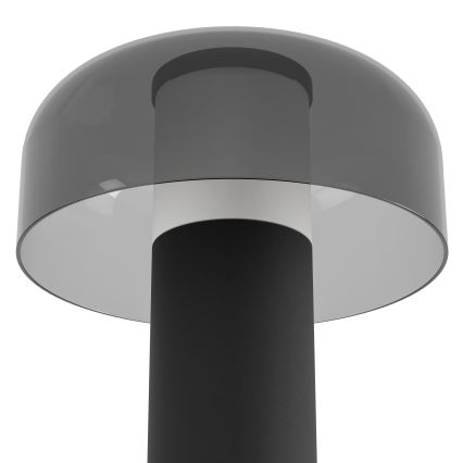 Eglo - LED Stmívatelná dotyková venkovní lampa LED/2,25W/5V 2400-4000K 5200 mAh IP44 černá