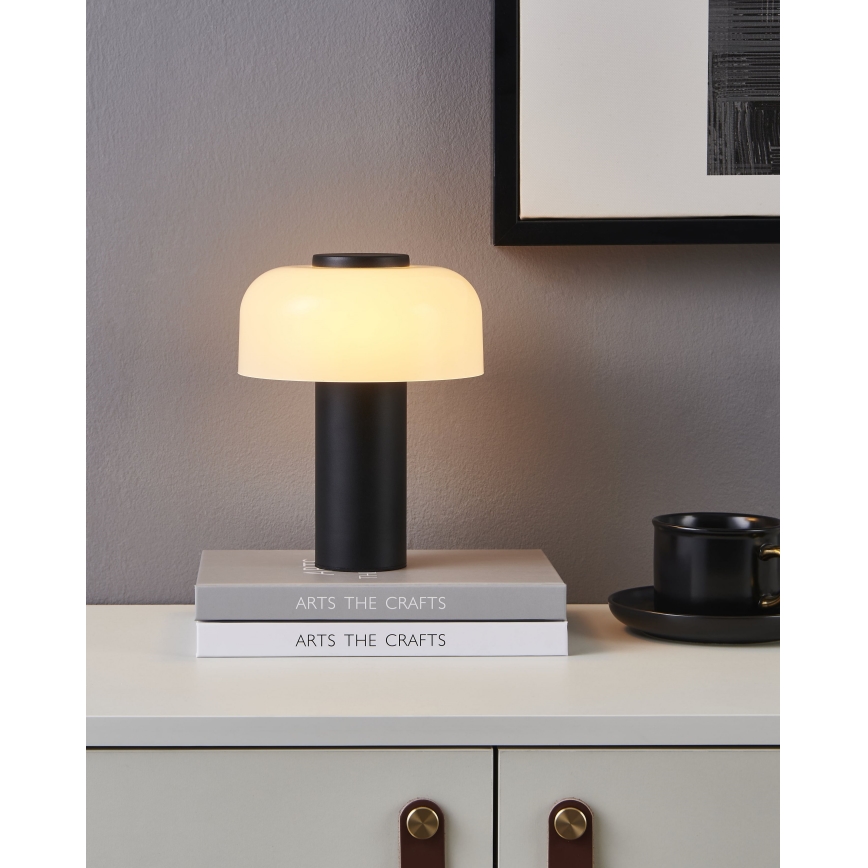Eglo - LED Stmívatelná dotyková venkovní lampa LED/2,25W/5V 2400-4000K 5200 mAh IP44 černá/bílá