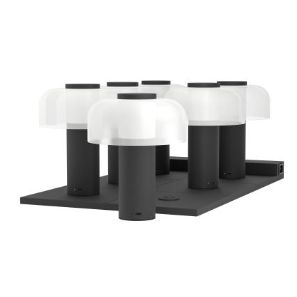 Eglo - LED Stmívatelná dotyková venkovní lampa LED/2,25W/5V 2400-4000K 5200 mAh IP44 černá/bílá