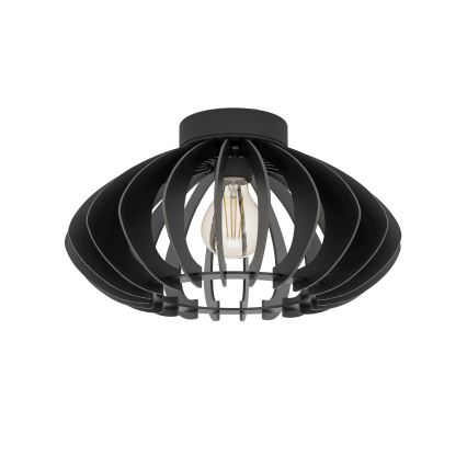 Eglo - Stropní svítidlo 1xE27/40W/230V pr. 38 cm černá