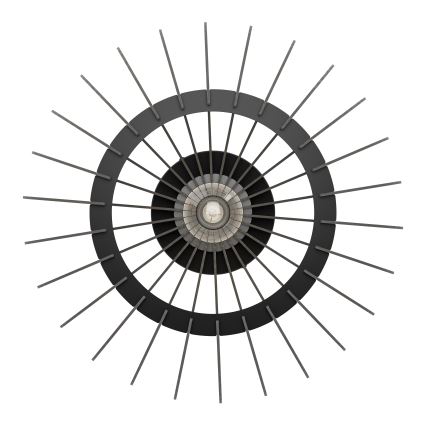 Eglo - Stropní svítidlo 1xE27/40W/230V pr. 45 cm černá
