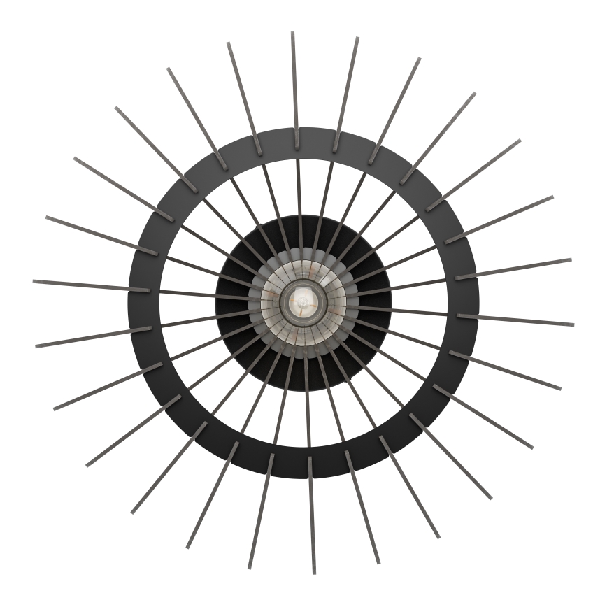 Eglo - Stropní svítidlo 1xE27/40W/230V pr. 45 cm černá