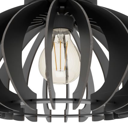 Eglo - Stropní svítidlo 1xE27/40W/230V pr. 45 cm černá