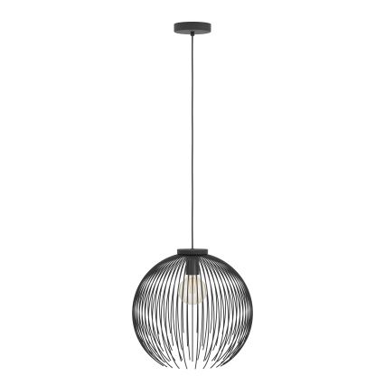 Eglo - Lustr na lanku 1xE27/40W/230V černá