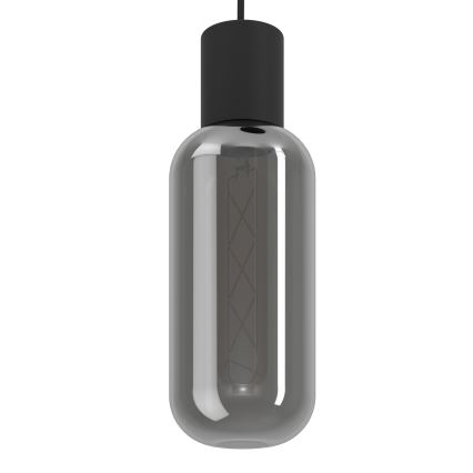 Eglo - Lustr na lanku 6xE27/4W/230V černá/kouřová