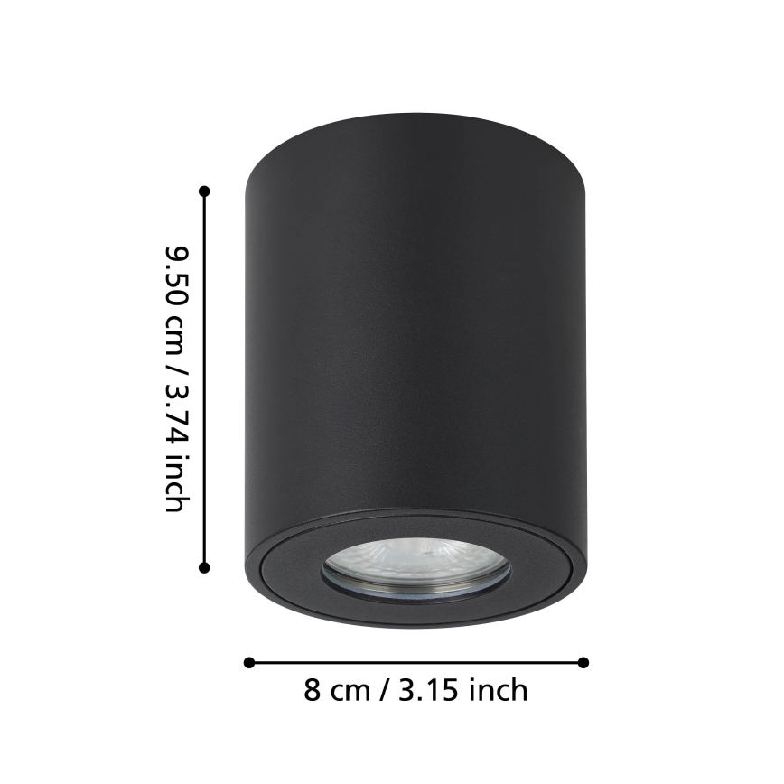 Eglo - Venkovní bodové svítidlo 1xGU10/5W/230V pr. 8 cm IP44