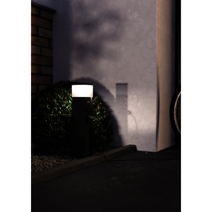 Eglo - Venkovní lampa se 2 zásuvkami 1xE27/25W/230V IP54 antracit