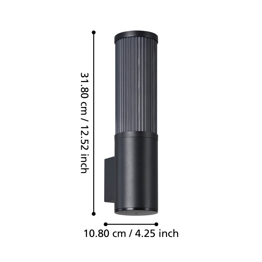 Eglo - Venkovní nástěnné svítidlo 1xE27/15W/230V IP54