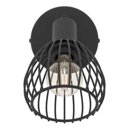 Eglo - Nástěnné svítidlo 1xE14/40W/230V černá