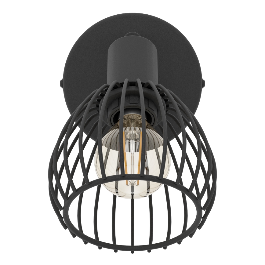 Eglo - Nástěnné svítidlo 1xE14/40W/230V černá