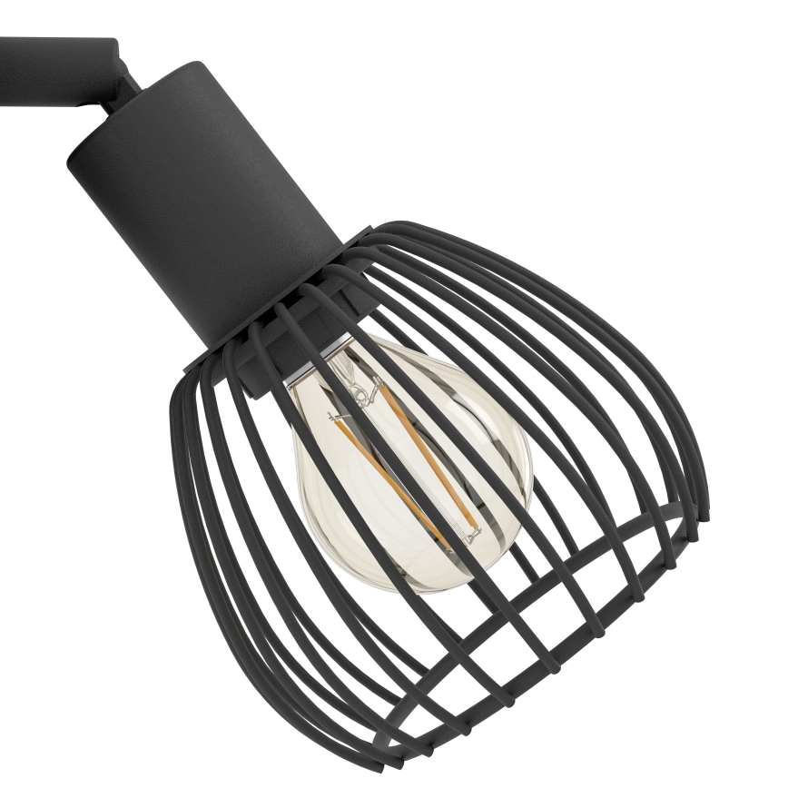 Eglo - Nástěnné svítidlo 1xE14/40W/230V černá