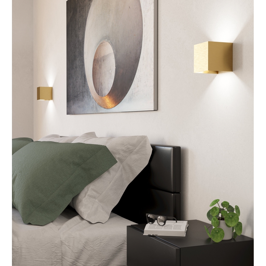 Eglo - LED Nástěnné svítidlo 2xLED/1,5W/230V 3000K zlatá