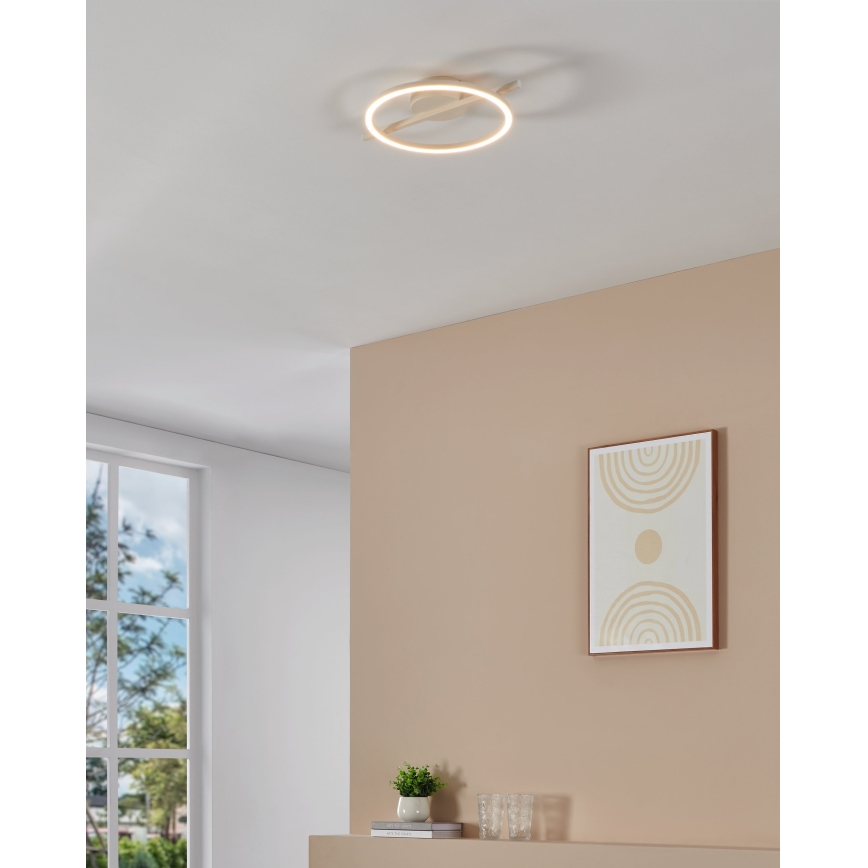 Eglo - LED RGBW Stmívatelné stropní svítidlo LED/17W/230V 2700-6500K bílá + dálkové ovládání