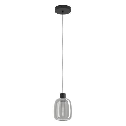 Eglo - LED RGBW Stmívatelný lustr na lanku LED/3,7W/230V 2700-6500K černá ZigBee
