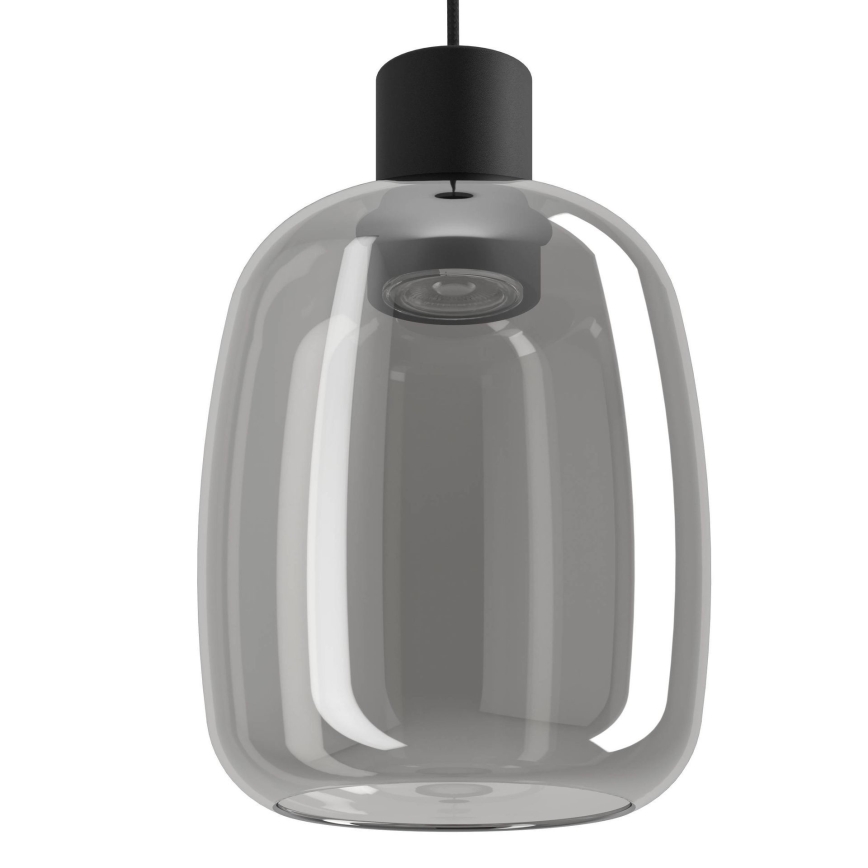Eglo - LED RGBW Stmívatelný lustr na lanku LED/3,7W/230V 2700-6500K černá ZigBee