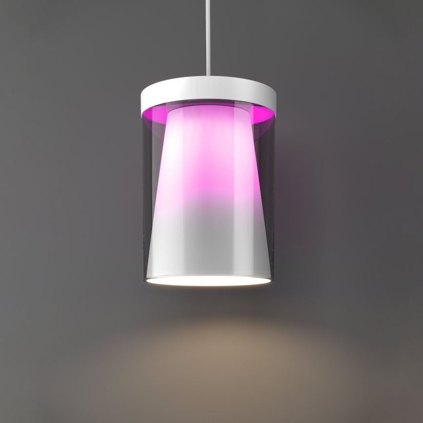 Eglo - LED RGBW Stmívatelný lustr na lanku 3xLED/3,7W/230V 2700-6500K bílá ZigBee