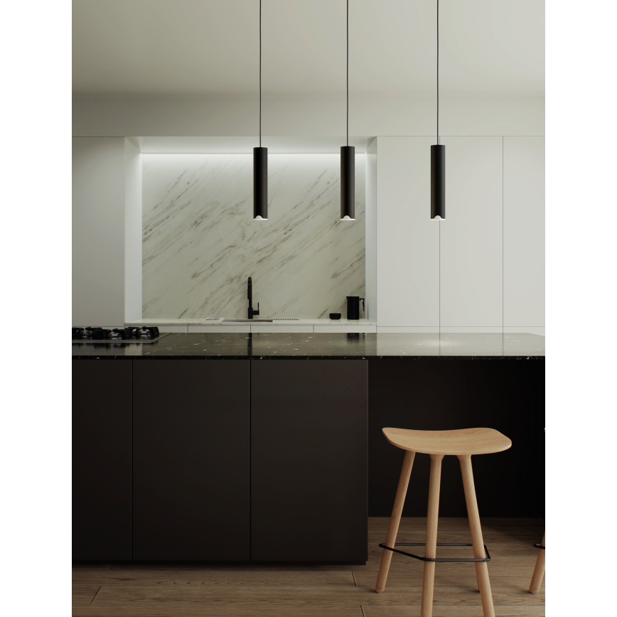 Eglo - LED RGBW Stmívatelný lustr na lanku 3xLED/3,7W/230V 2700-6500K černá