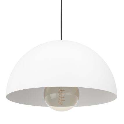 Eglo - Lustr na lanku 1xE27/40W/230V pr. 38 cm bílá