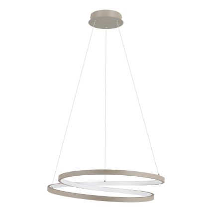 Eglo - LED Lustr na lanku LED/36W/230V 3000K béžová