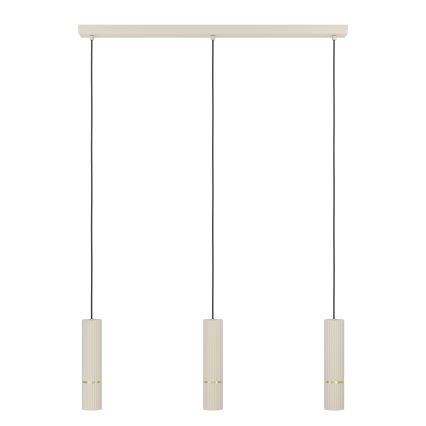 Eglo - LED Lustr na lanku 3xGU10/5W/230V 3000K béžová
