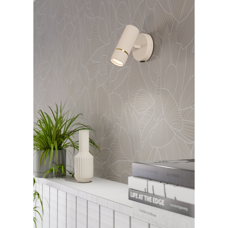 Eglo - LED Nástěnné svítidlo 1xGU10/5W/230V 3000K béžová